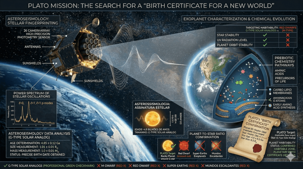 Telescópio Plato - Funcionalidades e objetivos