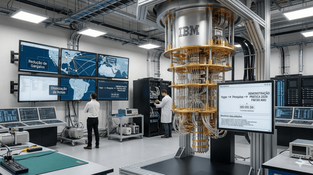 Simulação Computador Quântica IBM - Ilustração