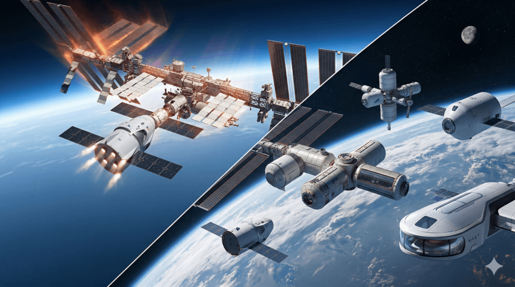 Estação Espacial - Antiga x Novas